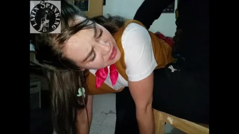 COSPLAY SPANKING DANIELLA HAFUKU SPANKEE WARRIOR AND WISHVERINE