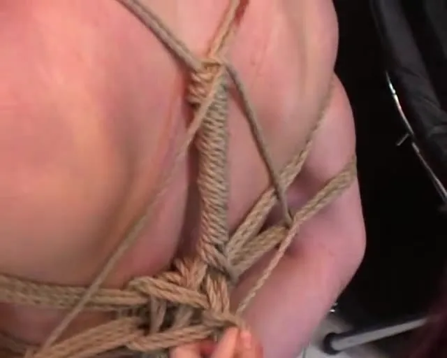Asian Girls in BDSM Scene with Rope Bondage